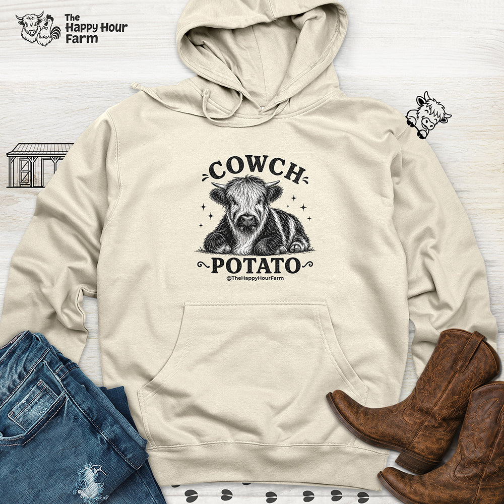 Cowch Potato Hooded Sweatshirt