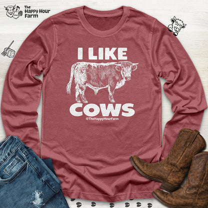 I Like Cows Long Sleeve