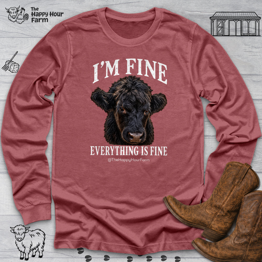 I'm Fine Everything Is Fine Long Sleeve