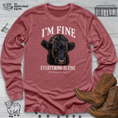 I'm Fine Everything Is Fine Long Sleeve