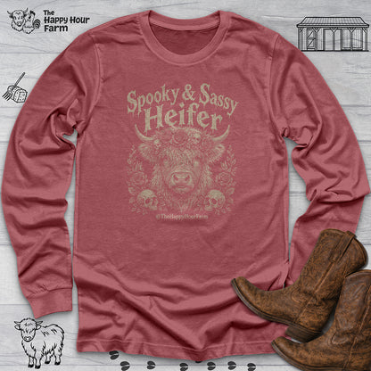 Spooky & Sassy Heifer Long Sleeve