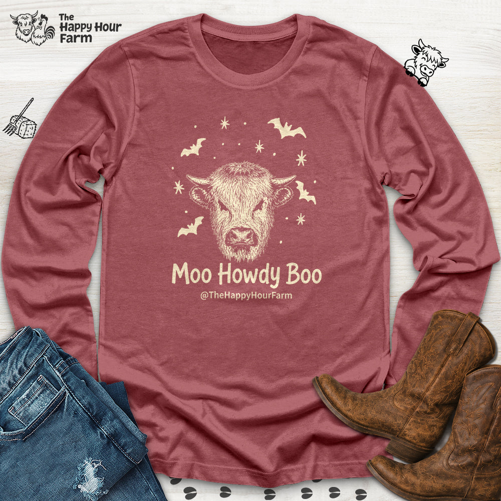 Moo Howdy Boo Long Sleeve