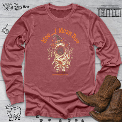 Moo I Mean Boo Long Sleeve