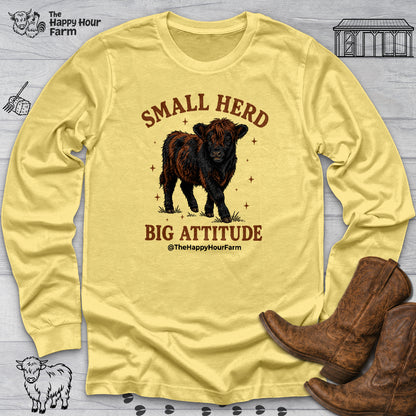 Small Herd Big Attitude Long Sleeve