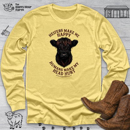 Heifer Маkе Me Happy Long Sleeve