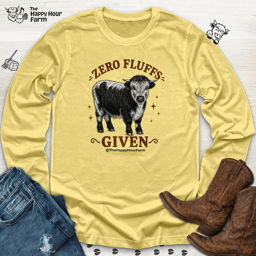 Zero Fluffs Given Long Sleeve