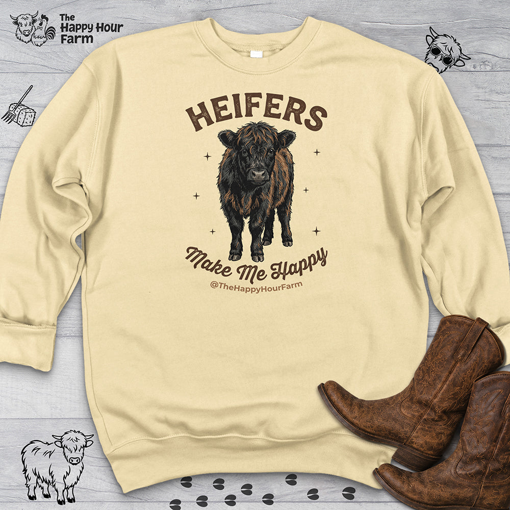 Heifers Make Me Happy Sweatshirt