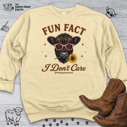 Fun Fact I Don't Care Sweatshirt