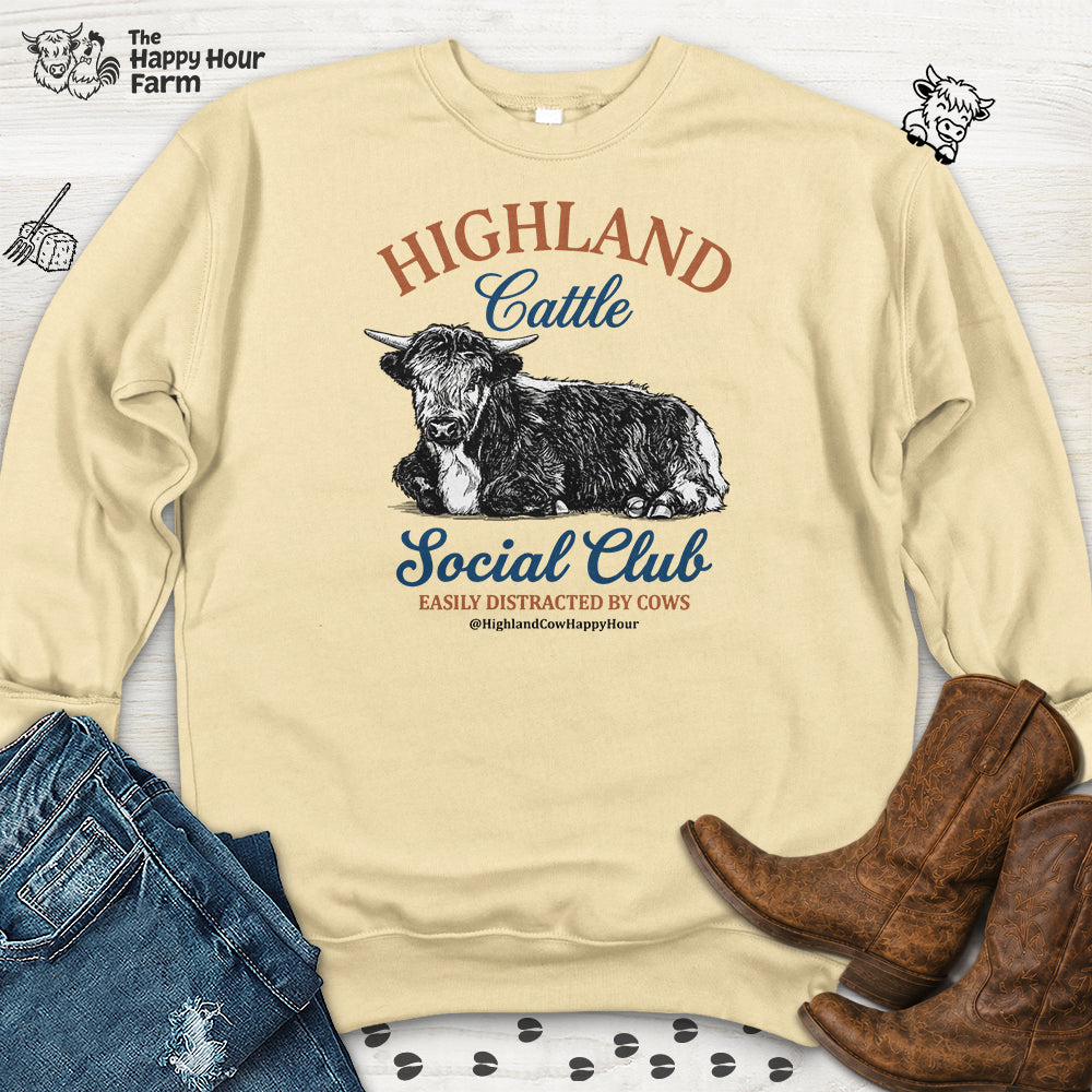 Highland Cattle Social Club Sweatshirt