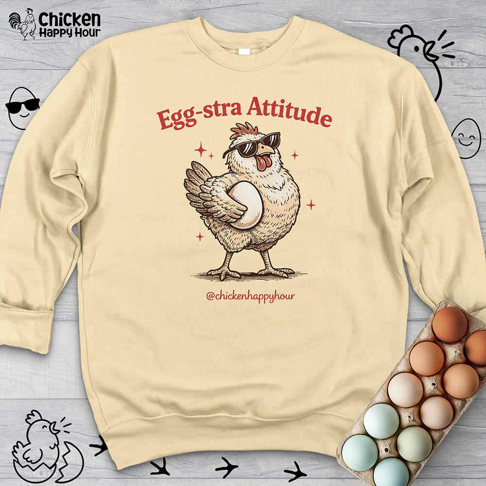 Egg-stra Attitude Sweatshirt