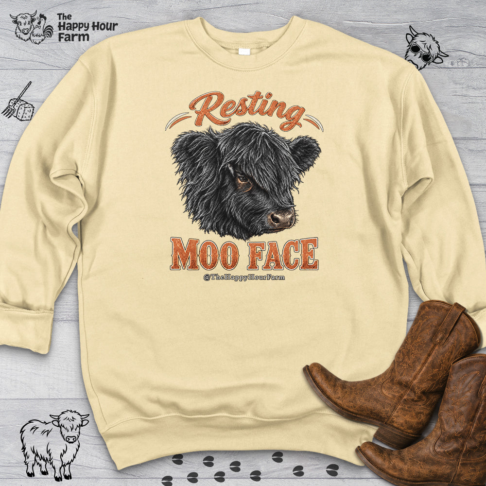 Resting MOO FACE Sweatshirt