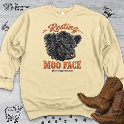 Resting MOO FACE Sweatshirt