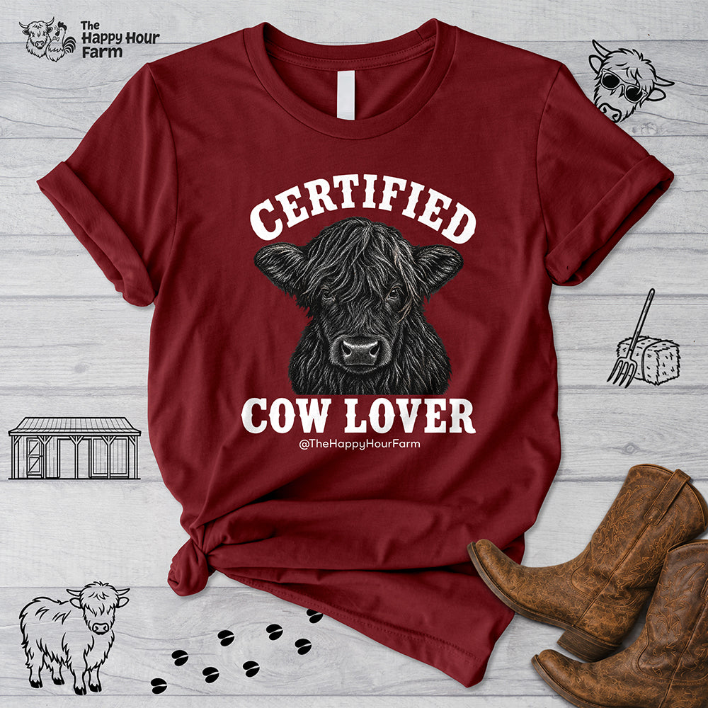 Certified Cow Lover Unisex Tee