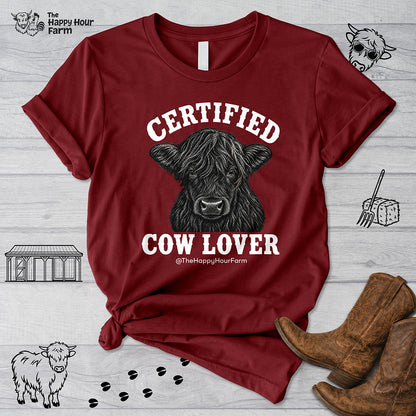 Certified Cow Lover Unisex Tee