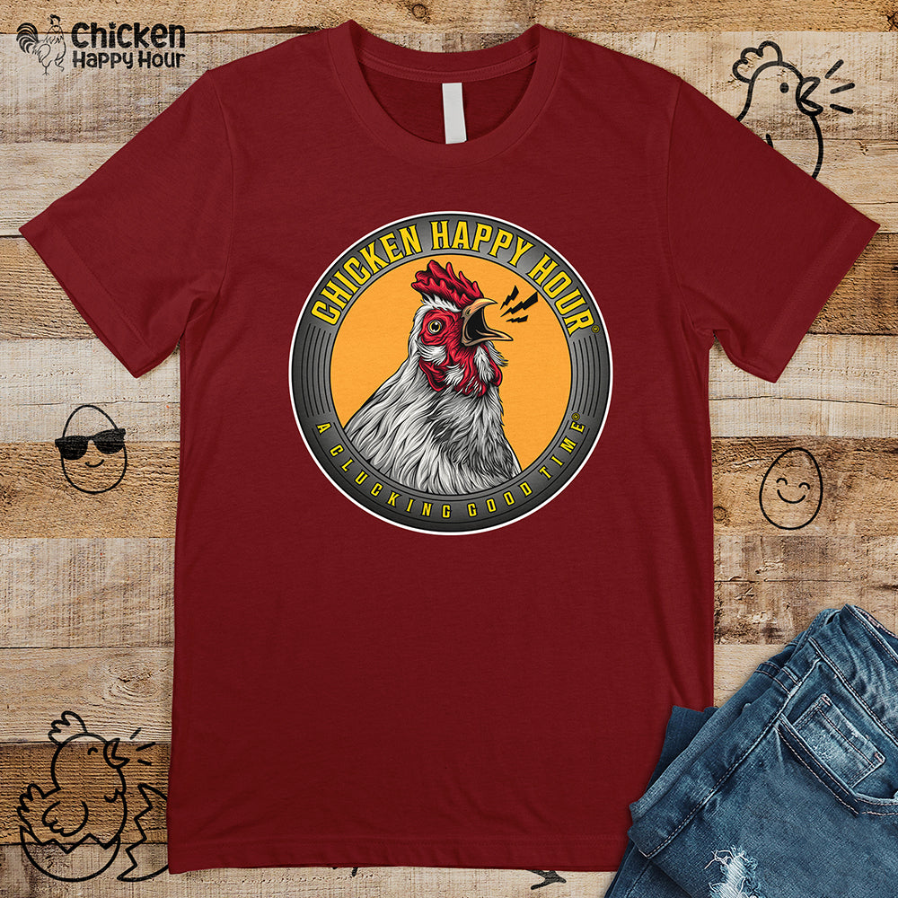 Chicken Happy Logo Unisex Tee