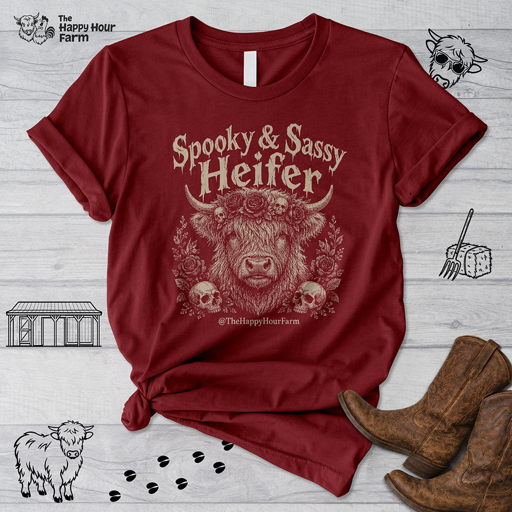 Spooky & Sassy Heifer Unisex Tee