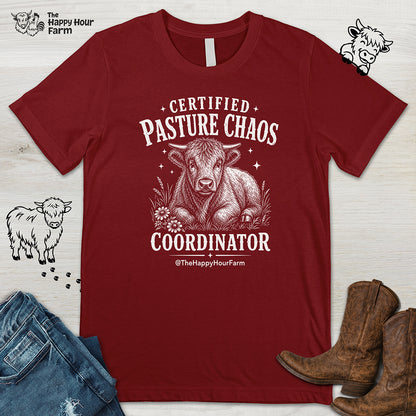 Certified Pasture Chaos Coordinator Unisex Tee
