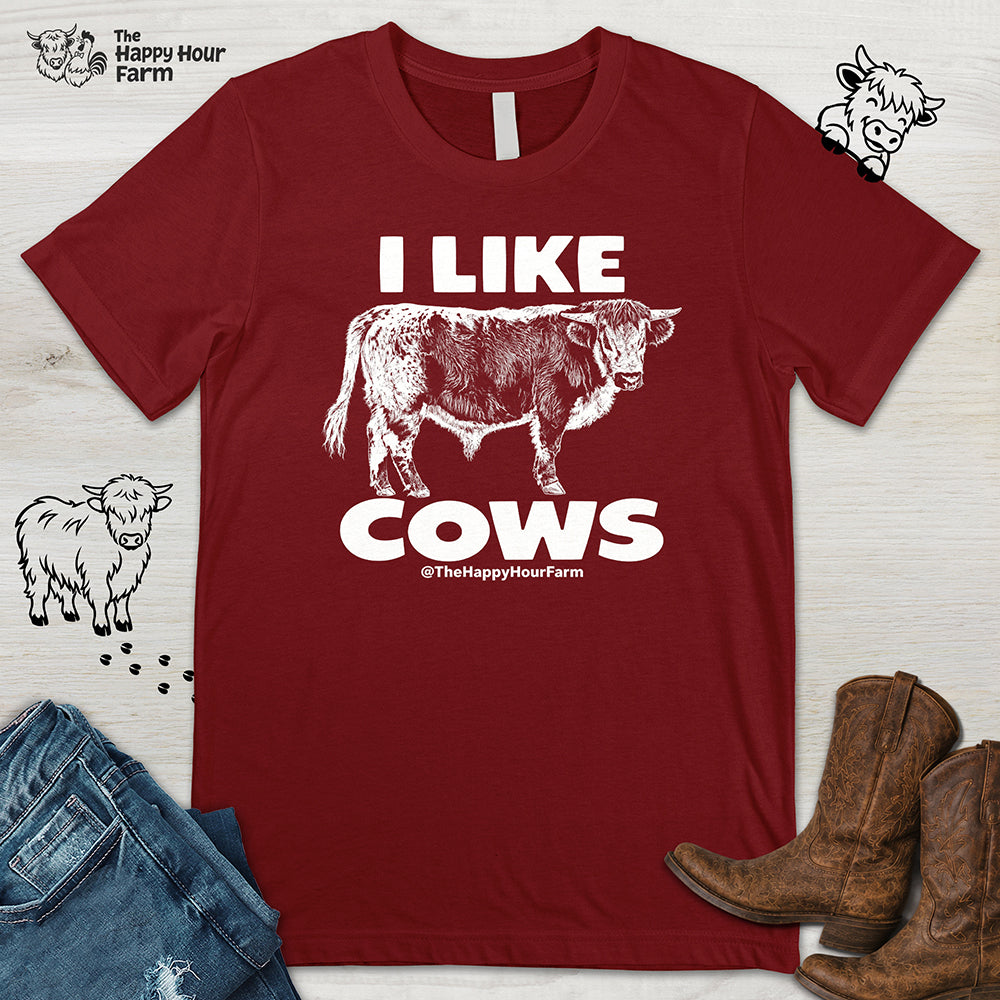 I Like Cows Unisex Tee