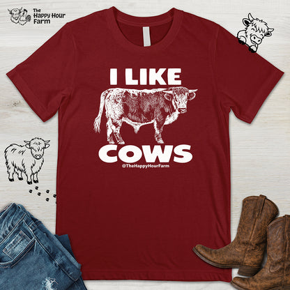 I Like Cows Unisex Tee