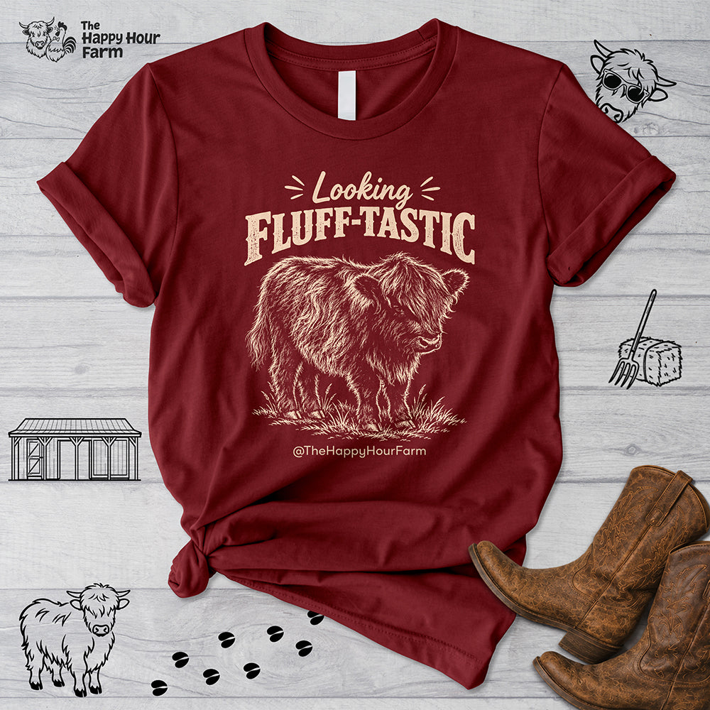 Looking FLUFF-TASTIC Unisex Tee