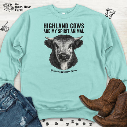 Highland Cows Are My Spirit Animal Sweatshirt