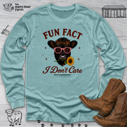 Fun Fact I Don't Care Long Sleeve