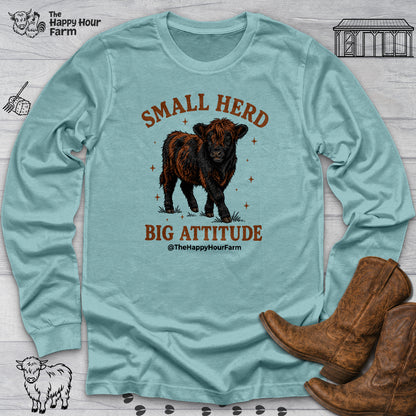 Small Herd Big Attitude Long Sleeve
