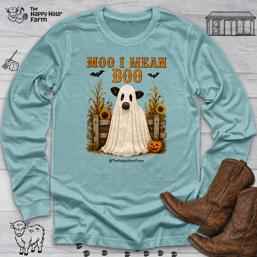 Moo I Mean Boo 2 Long Sleeve