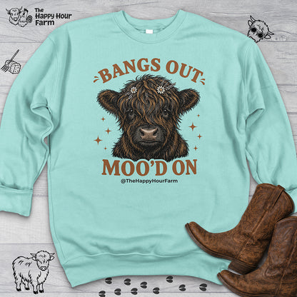Bangs Out Moo'd On Sweatshirt