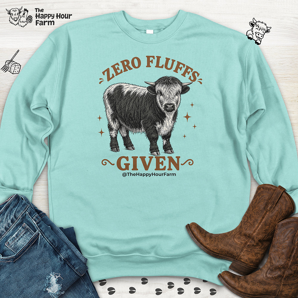 Zero Fluffs Given Sweatshirt