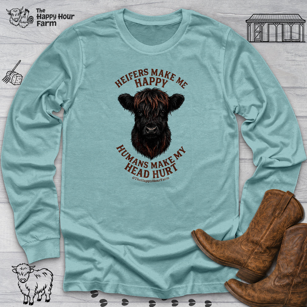 Heifer Маkе Me Happy Long Sleeve