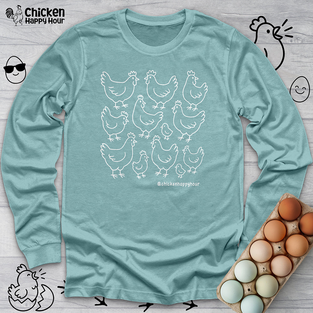 Chickens Long Sleeve