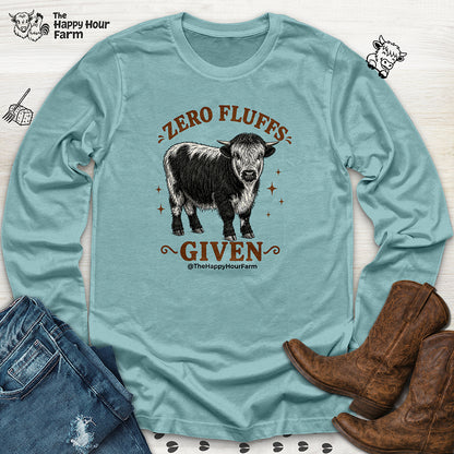 Zero Fluffs Given Long Sleeve