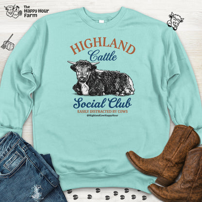 Highland Cattle Social Club Sweatshirt