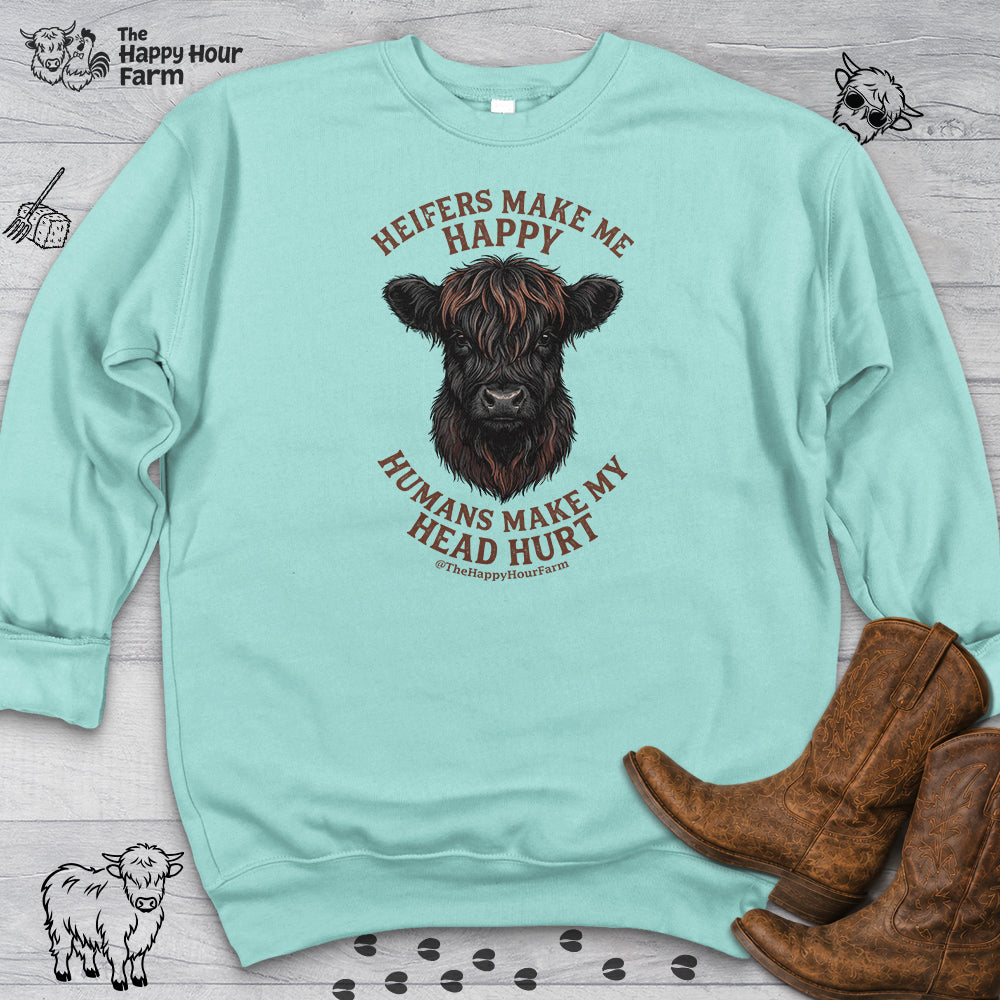 Heifer Маkе Me Happy Sweatshirt