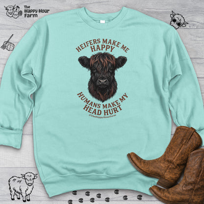 Heifer Маkе Me Happy Sweatshirt