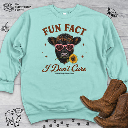 Fun Fact I Don't Care Sweatshirt