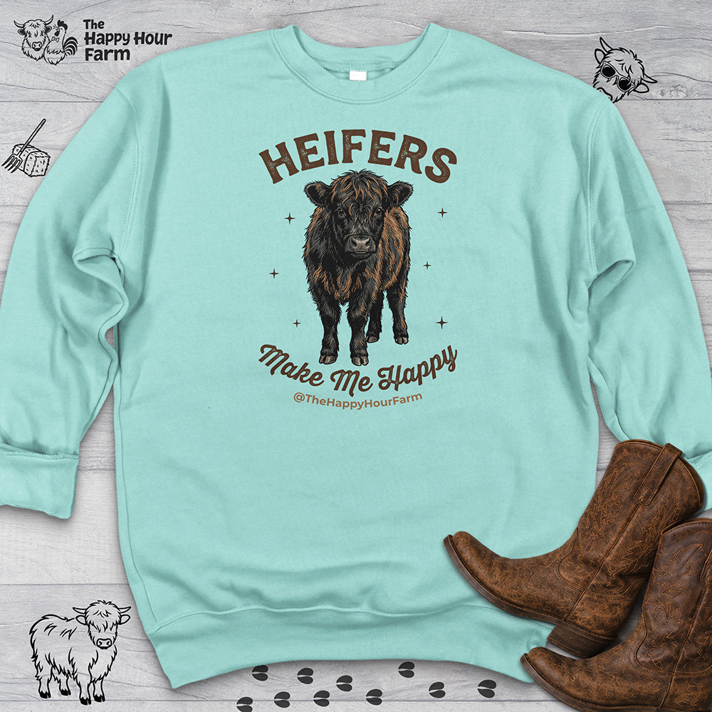 Heifers Make Me Happy Sweatshirt