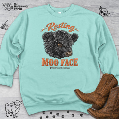 Resting MOO FACE Sweatshirt
