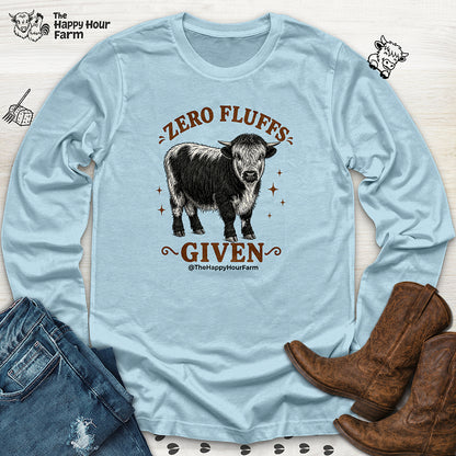Zero Fluffs Given Long Sleeve