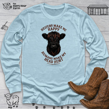 Heifer Маkе Me Happy Long Sleeve