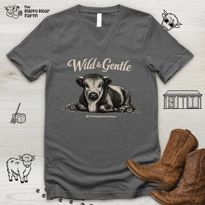 Wild & Gentle V-Neck Tee