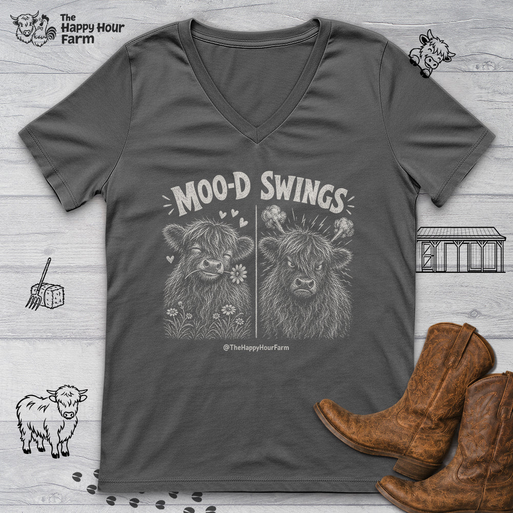 Mood Swings V-Neck Tee
