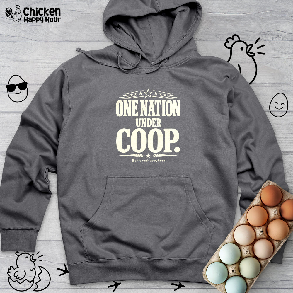 One Nation Under Coop Hooded Sweatshirt