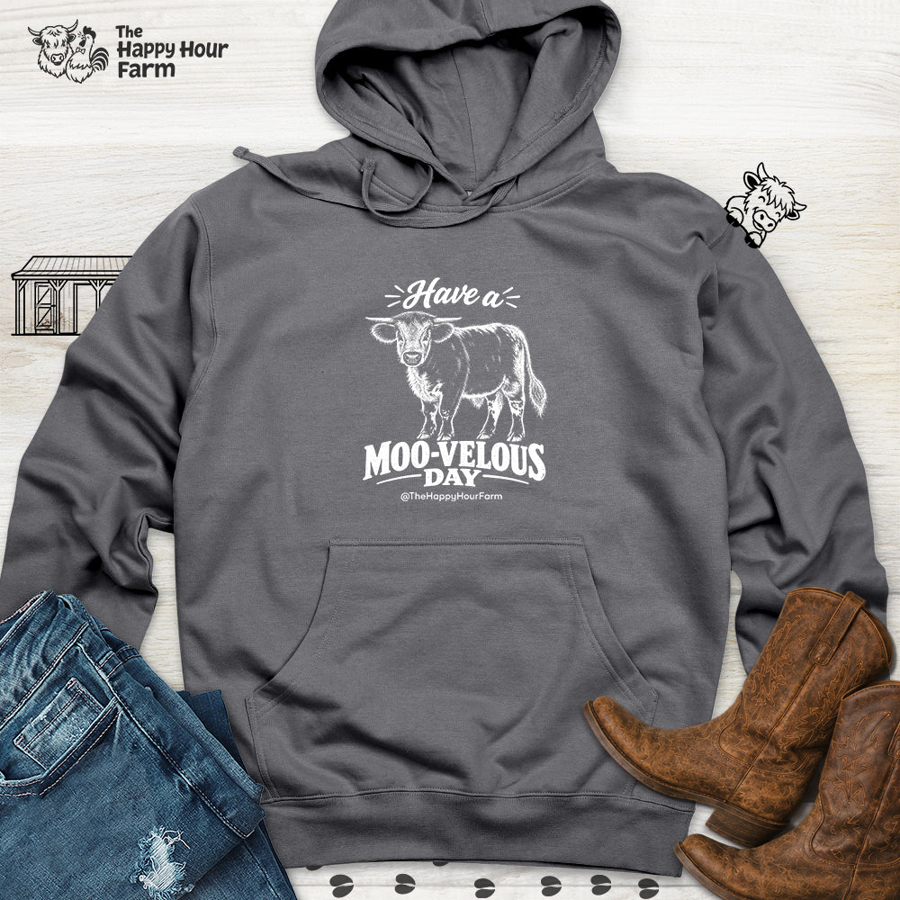 Have a MOO-VELOUS Day Hooded Sweatshirt