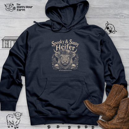 Spooky & Sassy Heifer Hooded Sweatshirt