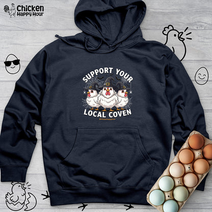 Support Your Local Coven Hooded Sweatshirt
