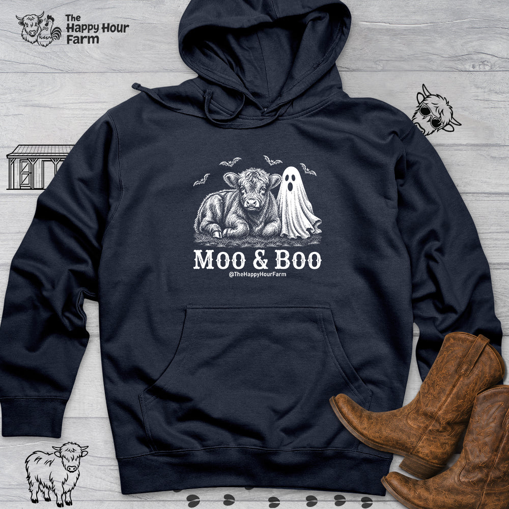 Moo & Boo Hooded Sweatshirt