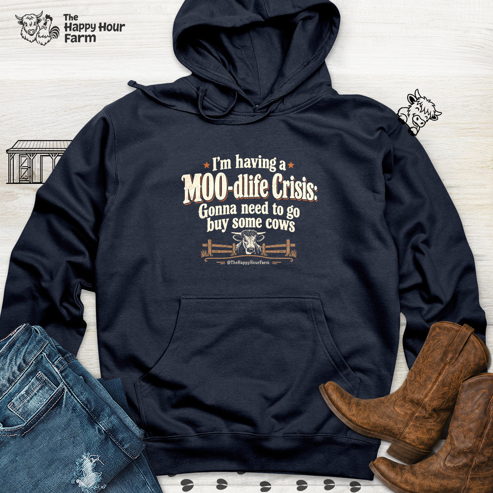 MOO-dlife Crisis Hooded Sweatshirt