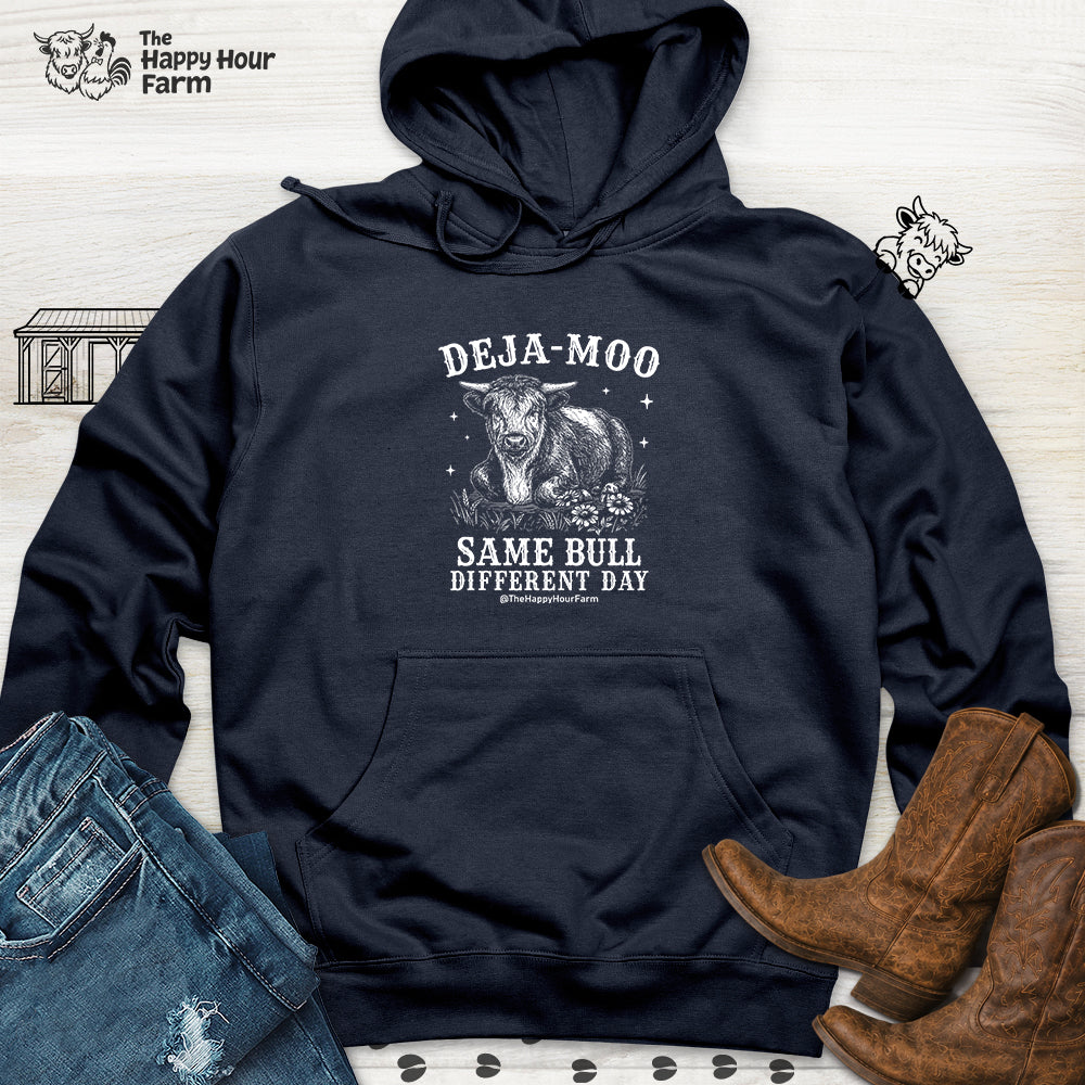 Deja-Moo Hooded Sweatshirt